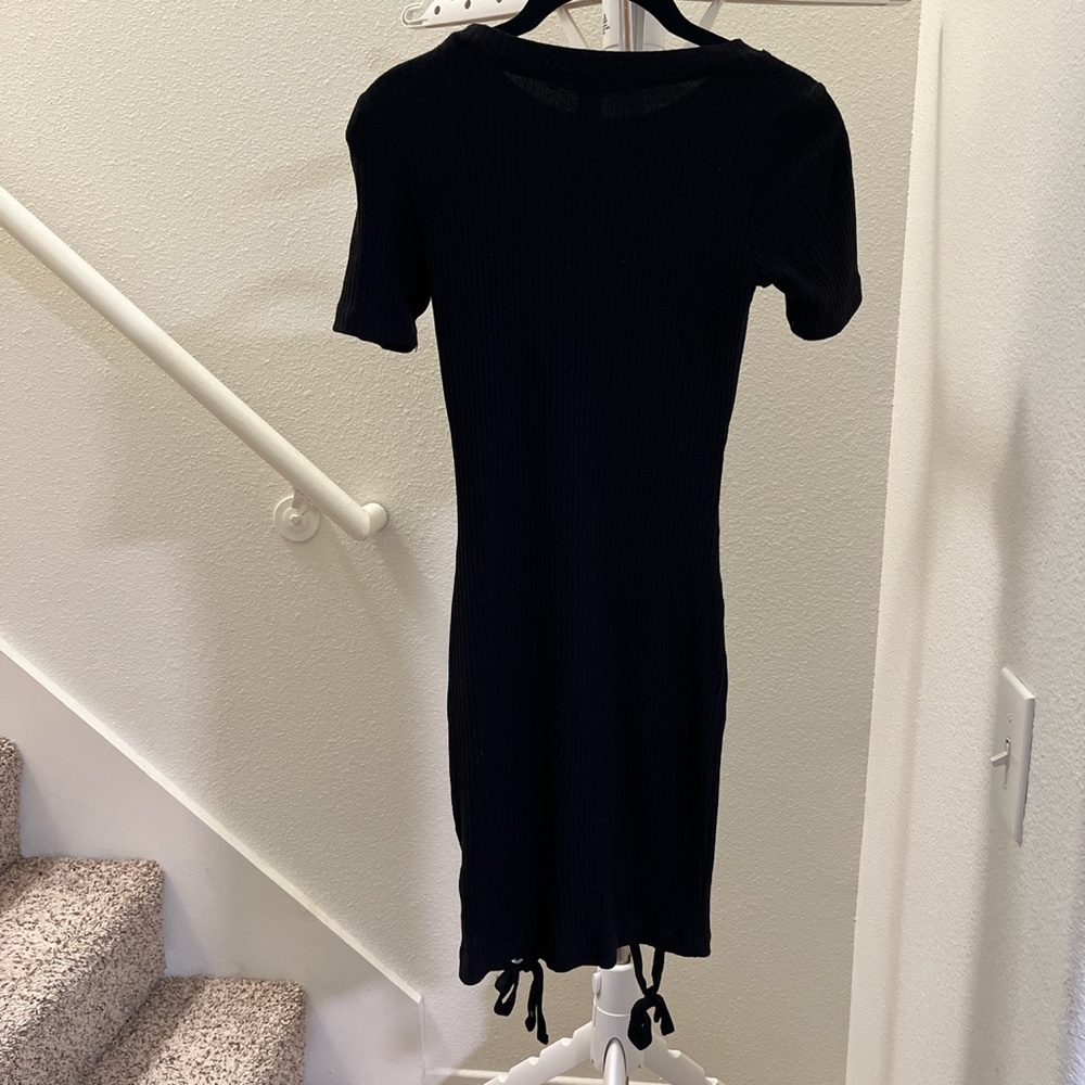 Sexy black bodycon dress